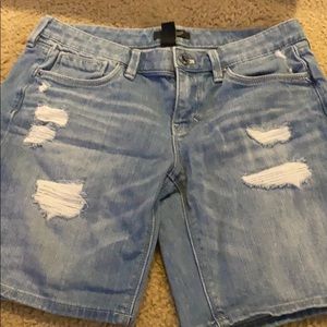 White House Black Market jean shorts